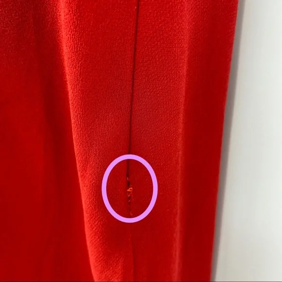 Fame and Partners The Lennox Dress in Cherry Red Size 8 New with Tags - Picture 9 of 15